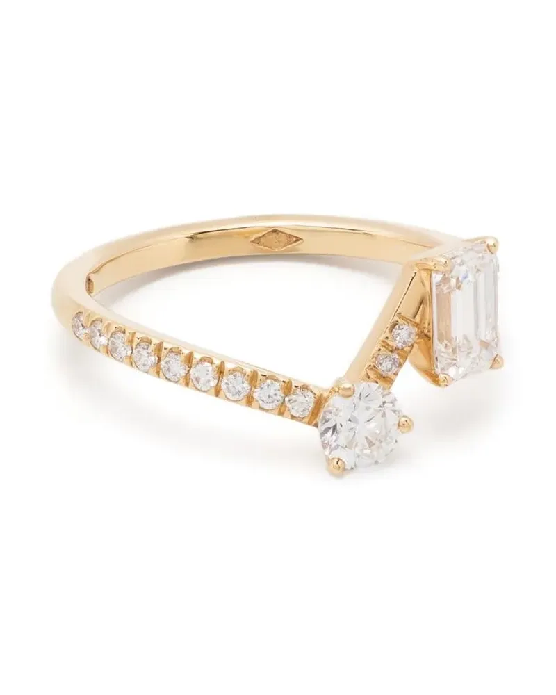 Loyal.e Paris 18kt Gelbgoldring mit Diamanten Gold