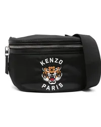 Kenzo Varsity Gürteltasche mit Logo-Stickerei Schwarz