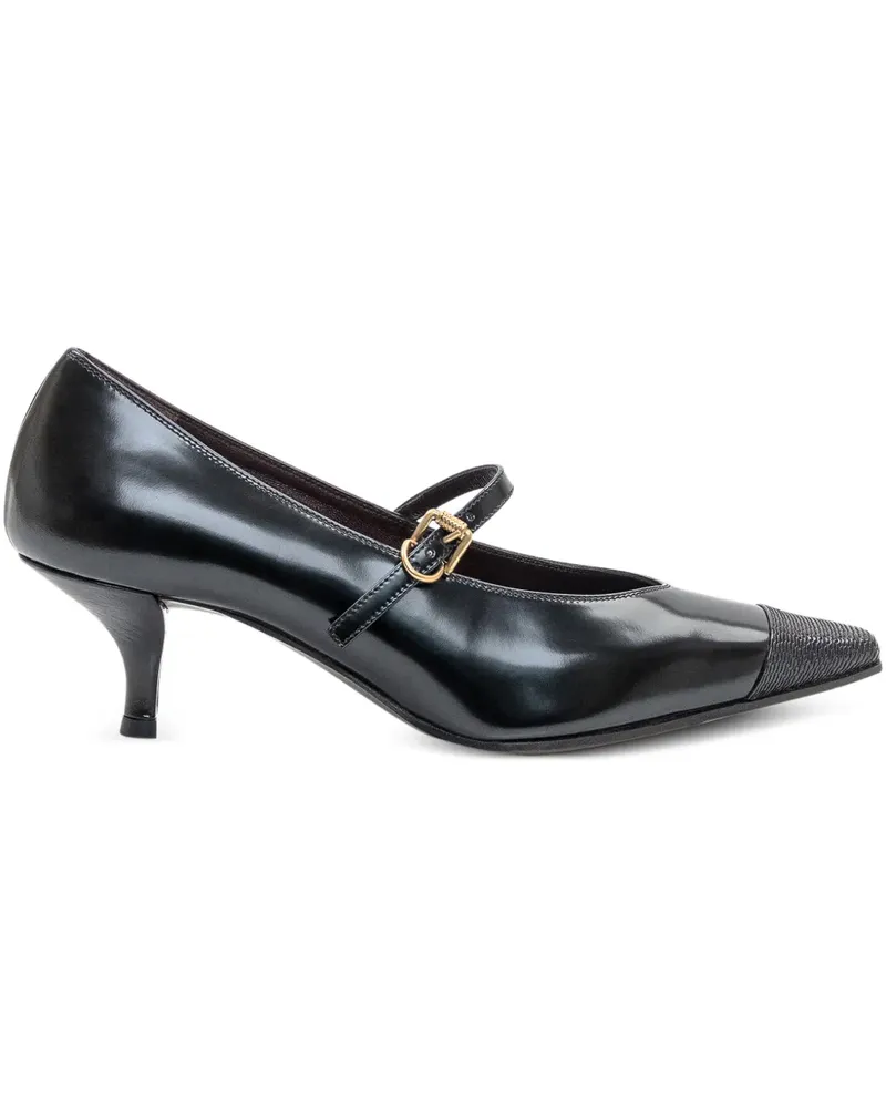 FESTA Milano buckled pumps - Schwarz Schwarz