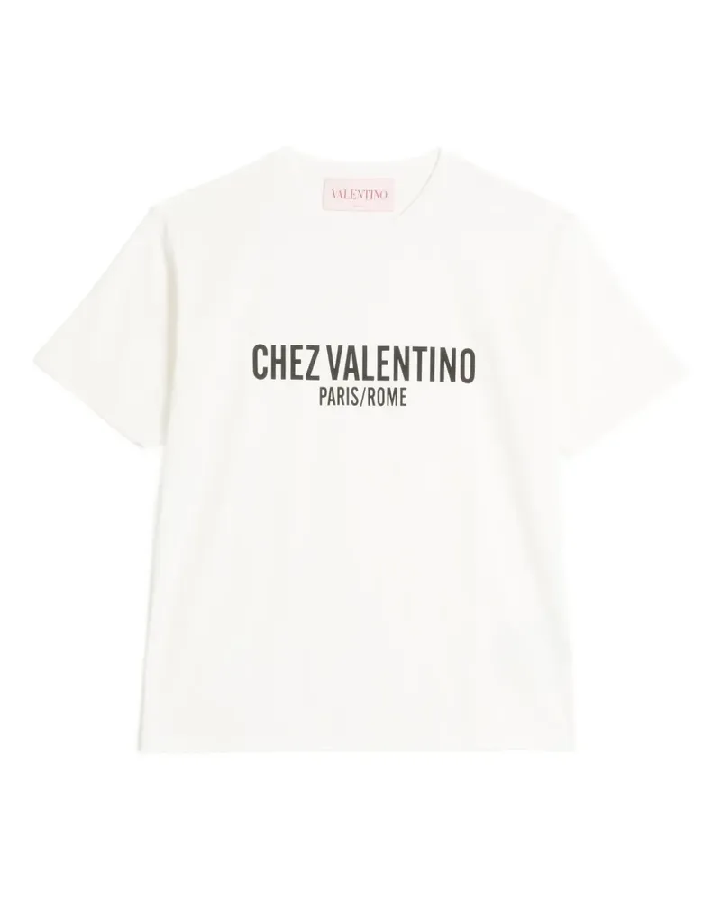 Valentino Garavani T-Shirt mit Chez-Print - Nude Nude