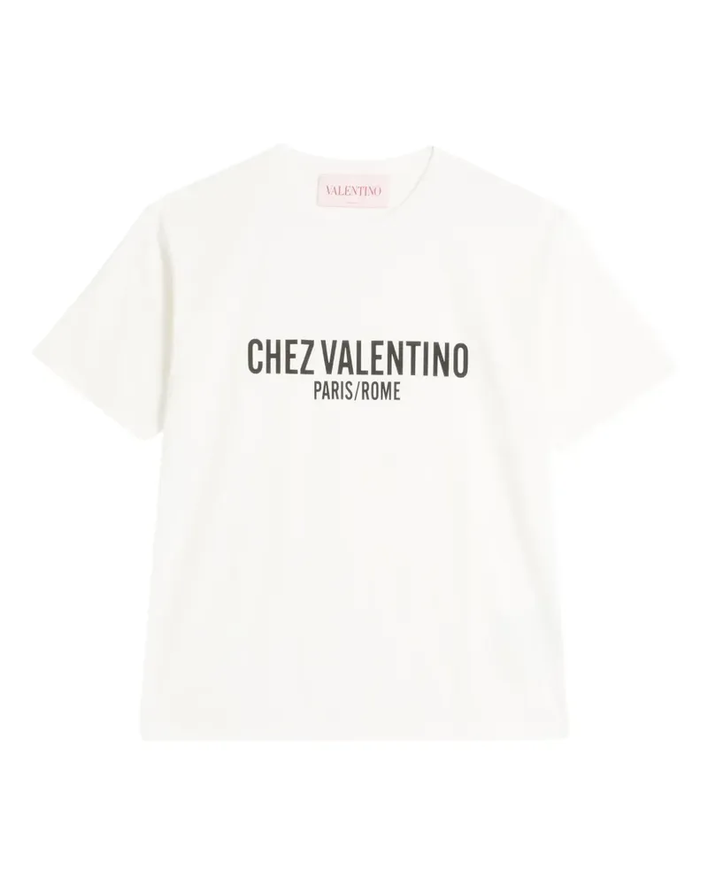 Valentino Garavani T-Shirt mit Chez-Print - Nude Nude