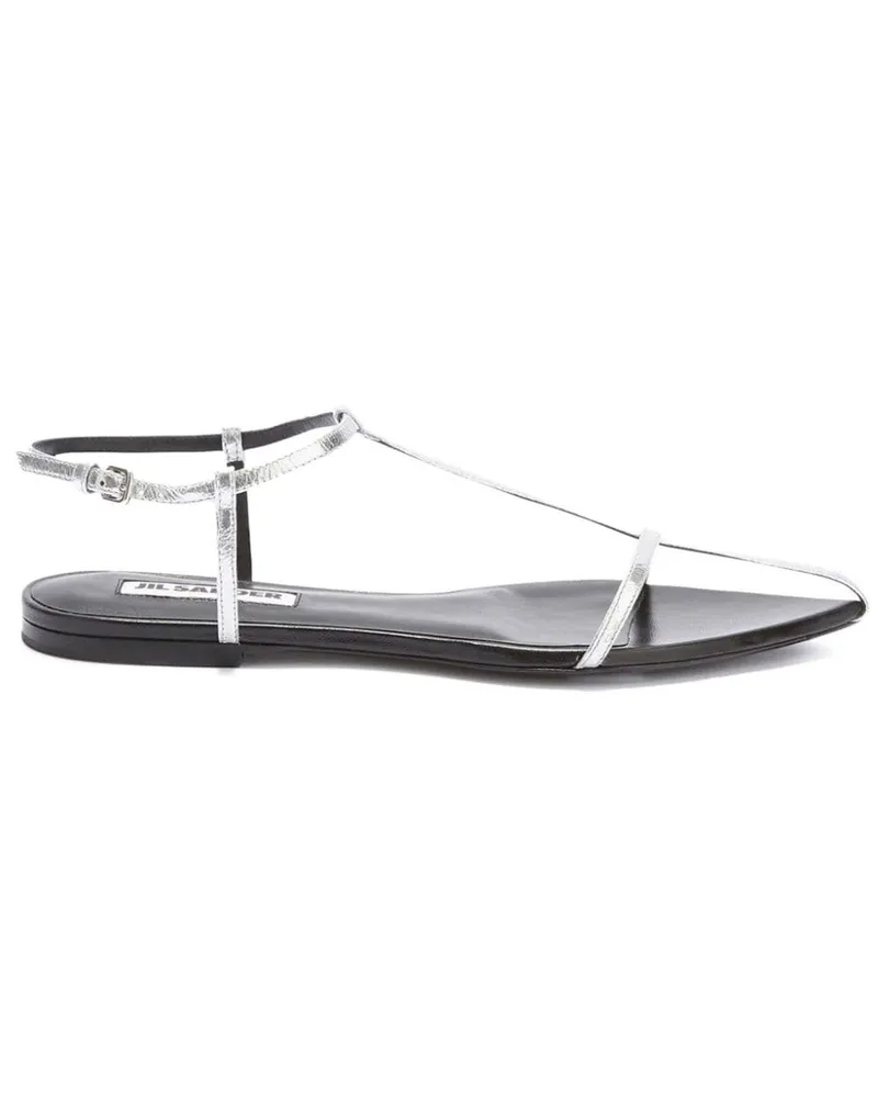 Jil Sander Spitze Pantoletten - Grau Grau