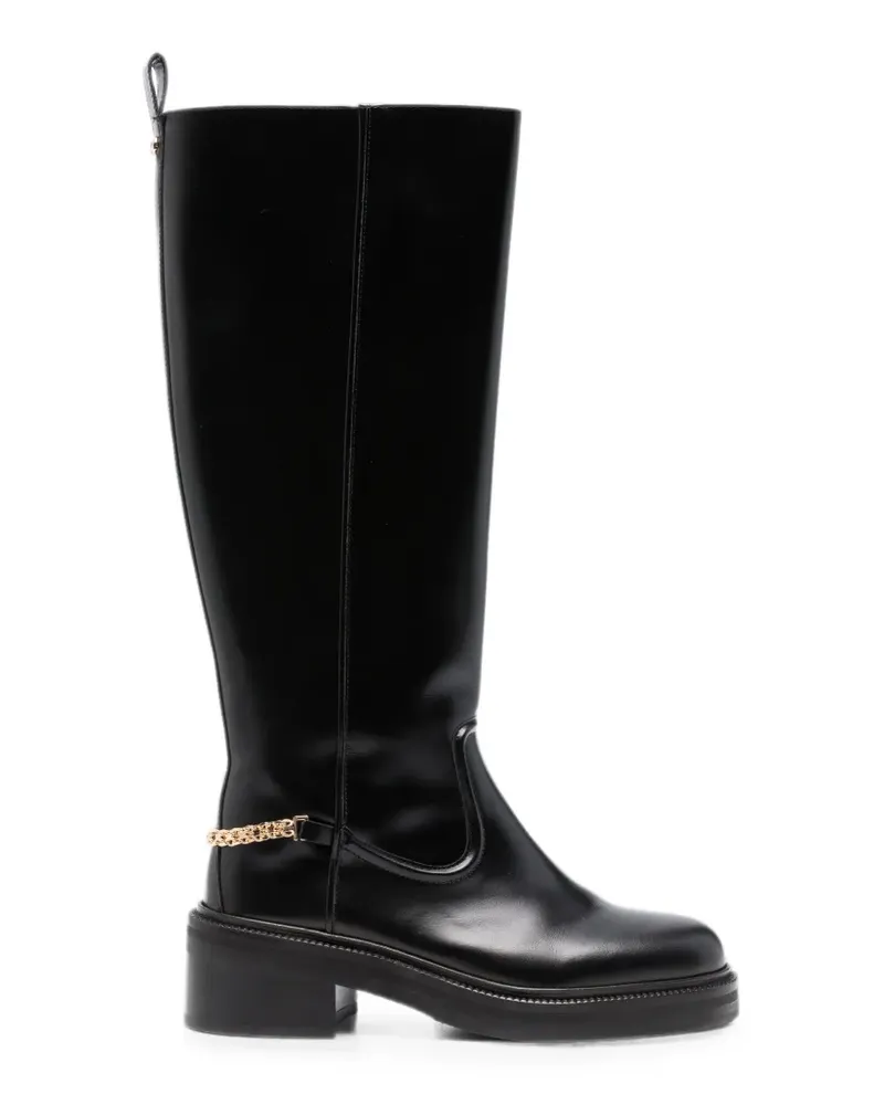 Maje Heitor Stiefel mit runder Kappe - Schwarz Schwarz