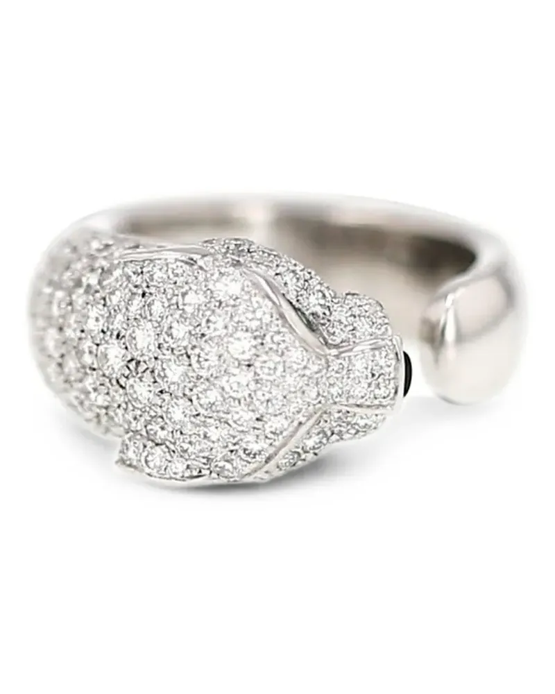 Cartier 2019 Panthère diamond and emerald ring - Silber Silber
