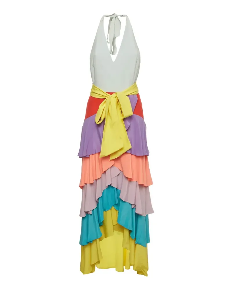 Alice + Olivia ruffle-detail maxi dress - Weiß Weiß