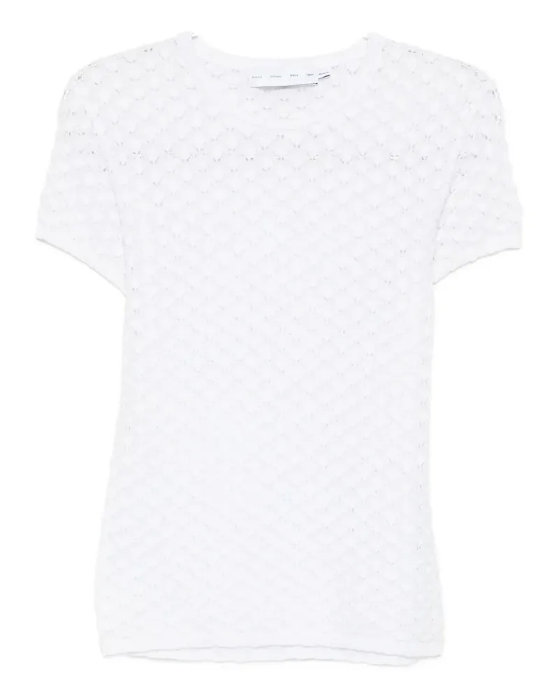Proenza Schouler Quincy Oberteil - Weiß Weiß