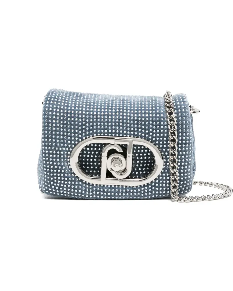 Liu Jo Tasche mit Kristallen - Blau Blau