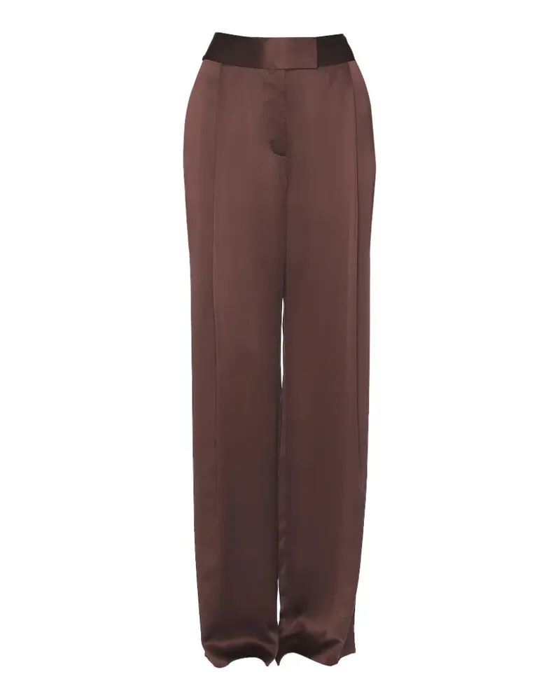 The Sei pressed-creases trousers - Braun Braun