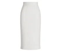 Klassischer Bleistiftrock - Weiß