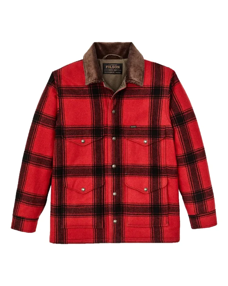 Filson Hemdjacke mit Karomuster - Rot Rot