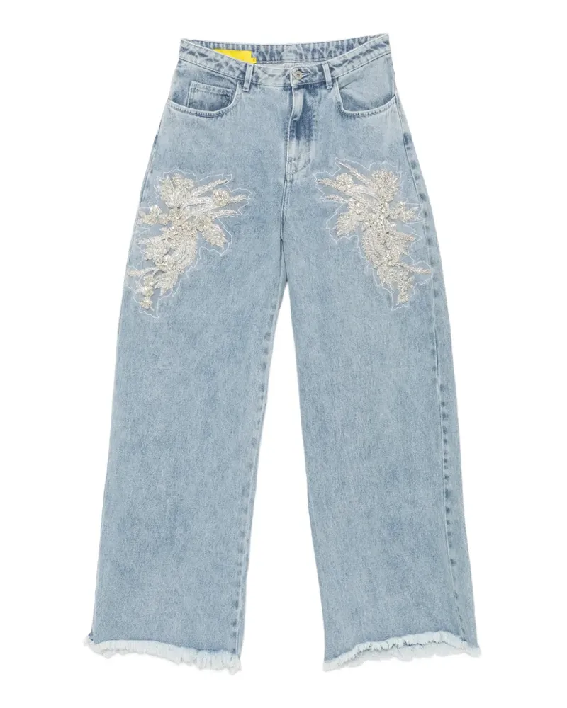 Marques ' Almeida Jeans mit ausgefranstem Saum - Blau Blau