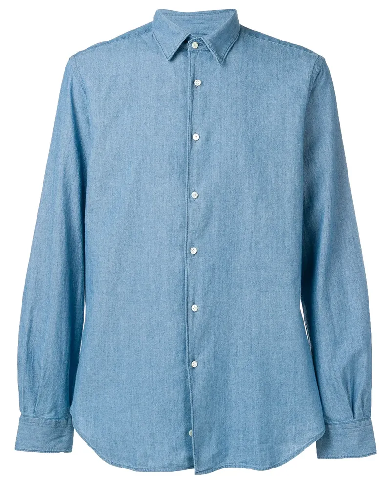 ASPESI Hemd mit lockerem Schnitt - Blau Blau