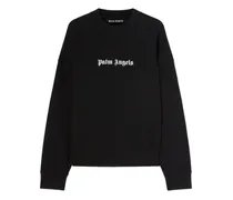 Sweatshirt mit Logo-Print - Schwarz