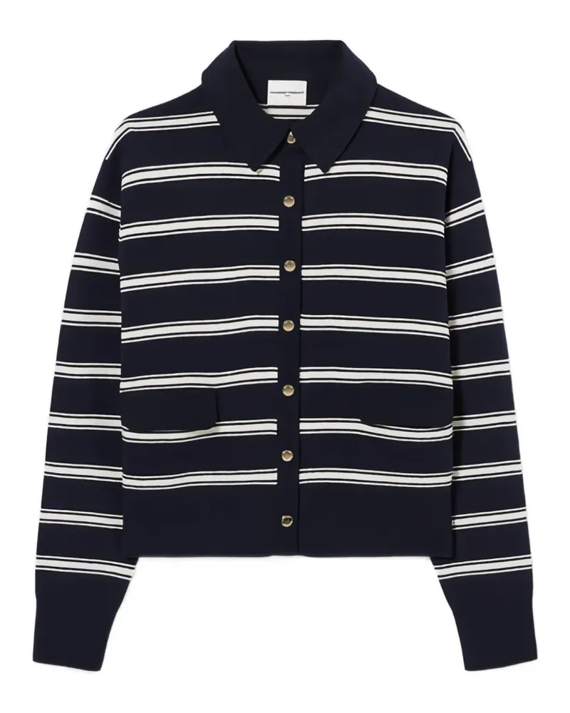 Claudie Pierlot Cardigan mit Streifenmuster - Schwarz Schwarz
