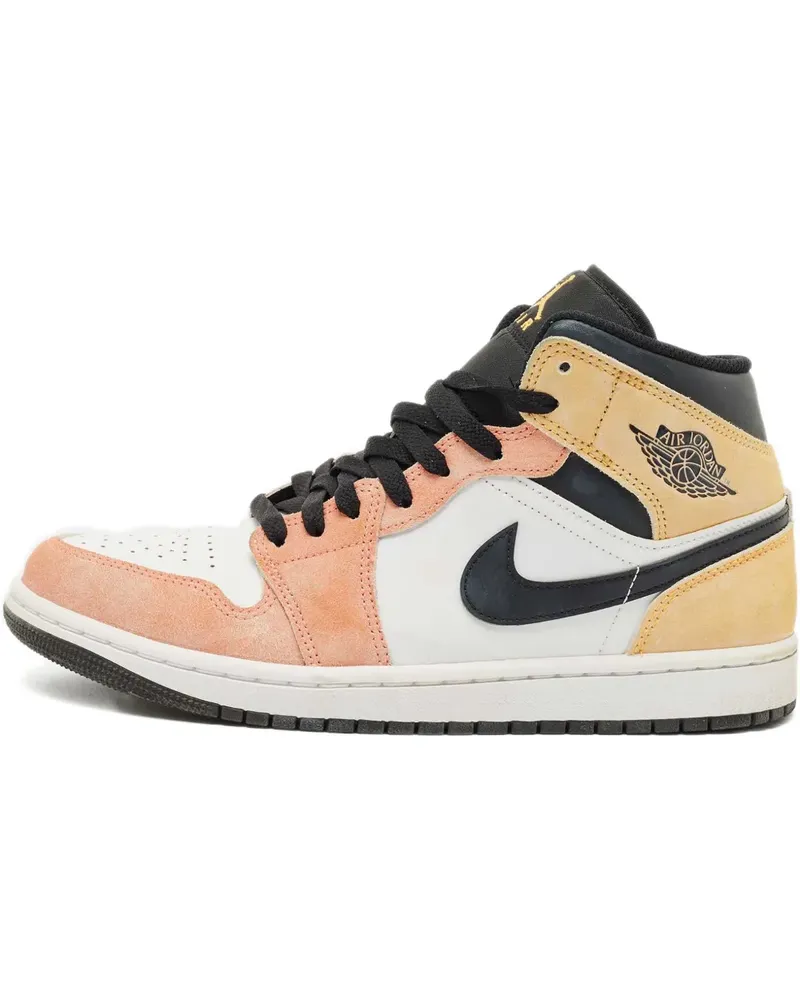 Jordan Air  1 Sneakers mit Wildledereinsatz - Weiß Weiß