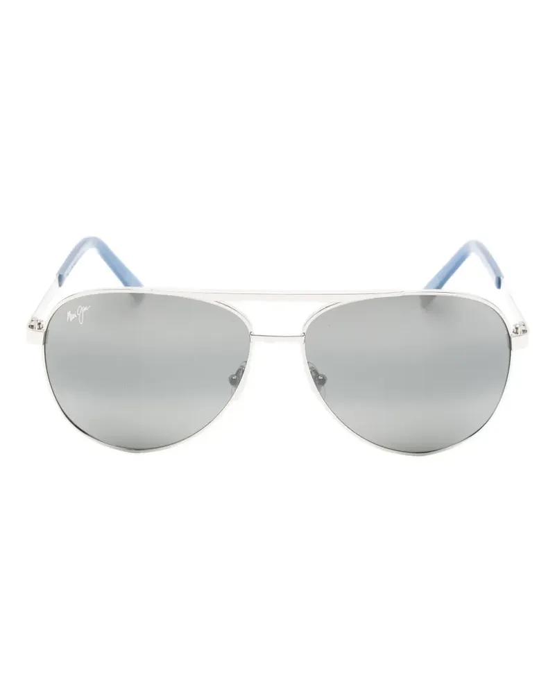 Maui Jim Seacliff pilot-frame sunglasses - Silber Silber