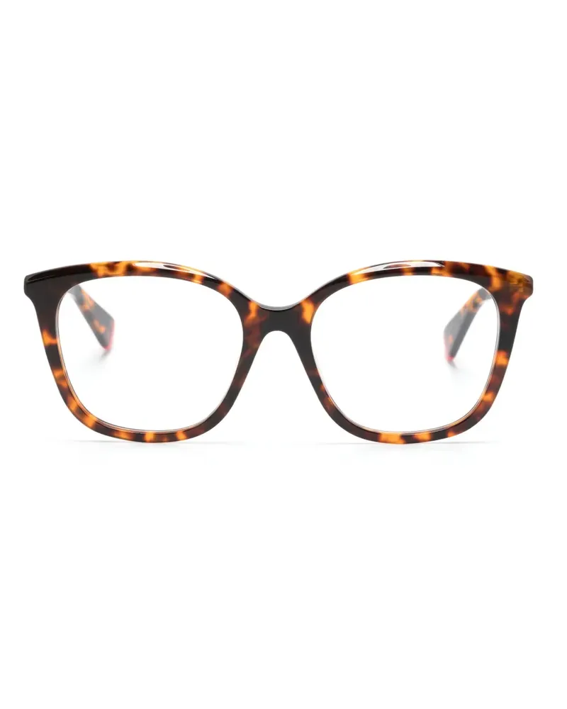 Kenzo Brille mit eckigem Gestell - Braun Braun