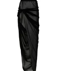 Rick Owens Lilies Edfu Maxirock Schwarz