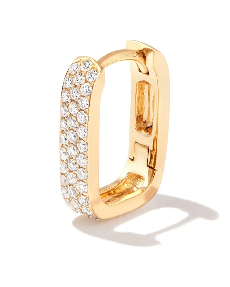 Jacquie Aiche 14kt Gelbgoldcreolen mit Diamanten Gold