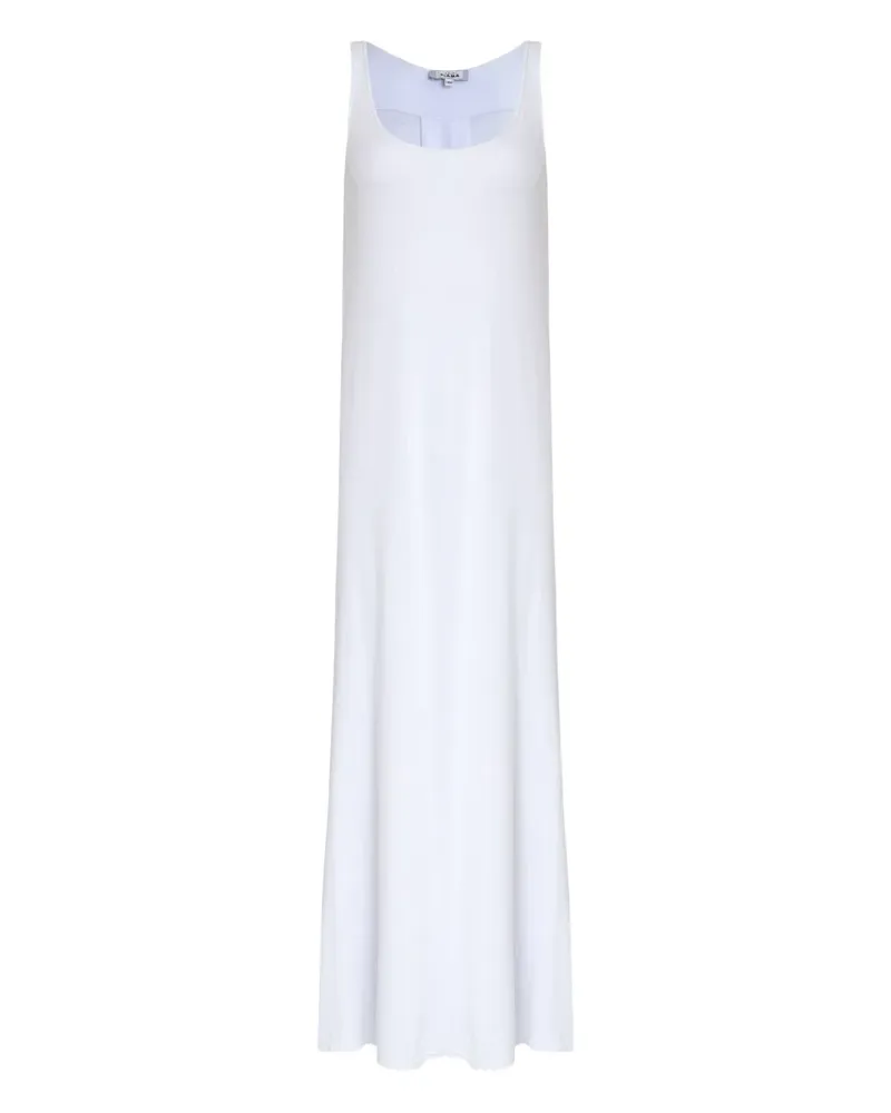Amir Slama x Astrid Midikleid mit U-Ausschnitt - Weiß Weiß