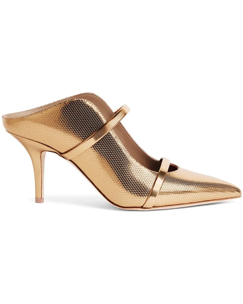 Malone Souliers Maureen Mules 70mm - Gold Gold