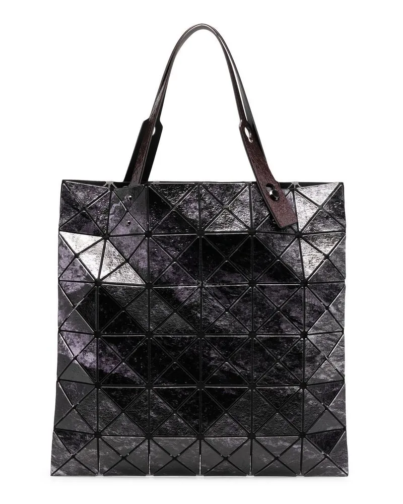 Issey Miyake Handtasche mit geometrischem Design Schwarz