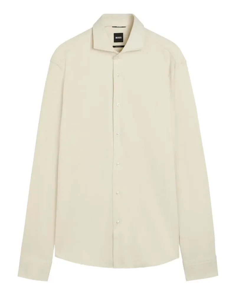 HUGO BOSS Klassisches Popeline-Hemd - Nude Nude