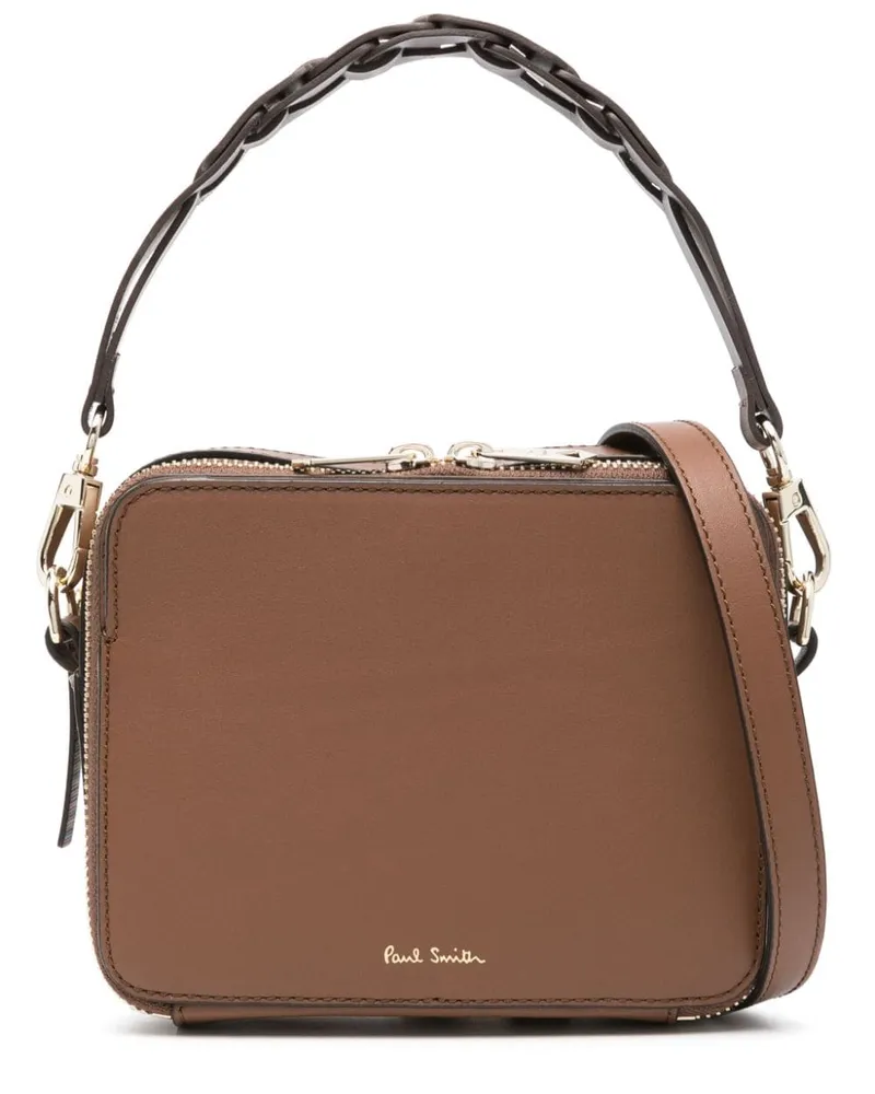 Paul Smith Mini-Tasche mit Streifendetail Braun