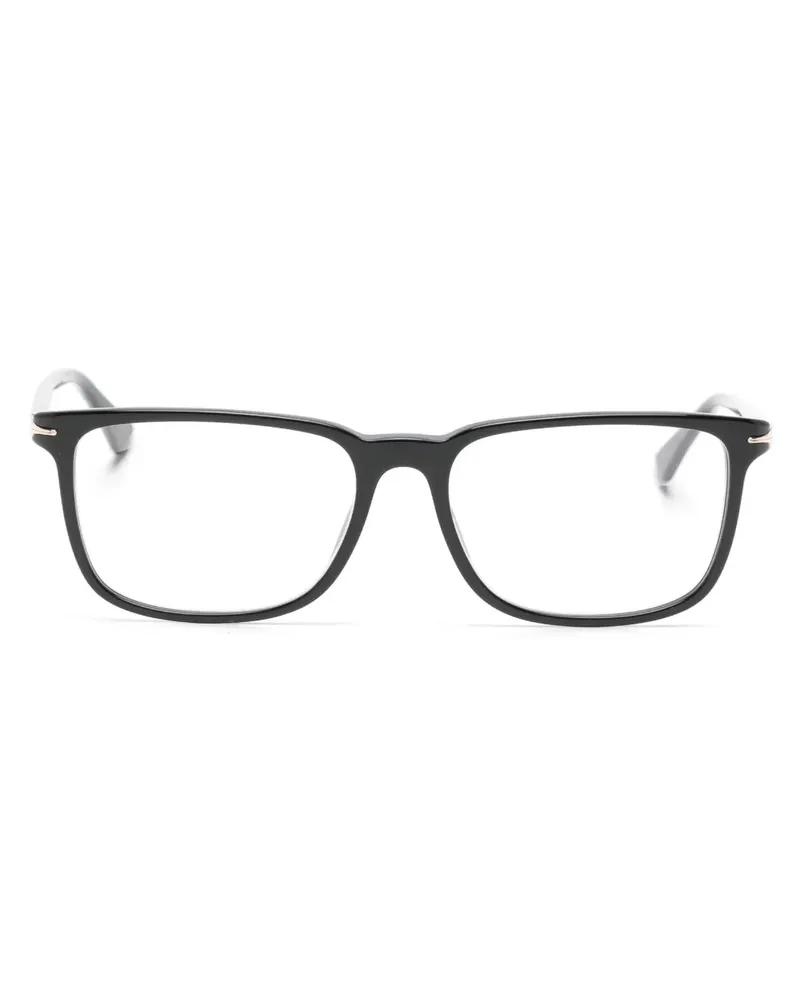 Montblanc Brille mit eckigem Gestell - Schwarz Schwarz