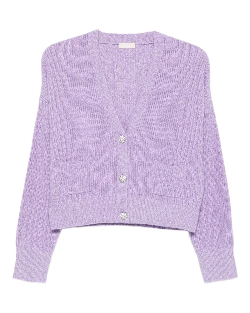 Liu Jo Geknöpfter Cardigan - Violett Violett