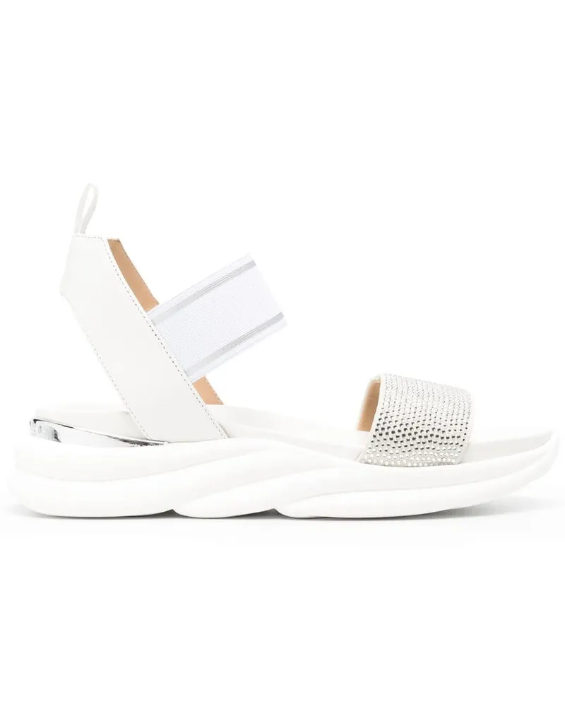 Baldinini Sandalen mit verzierten Riemen - Weiß Weiß