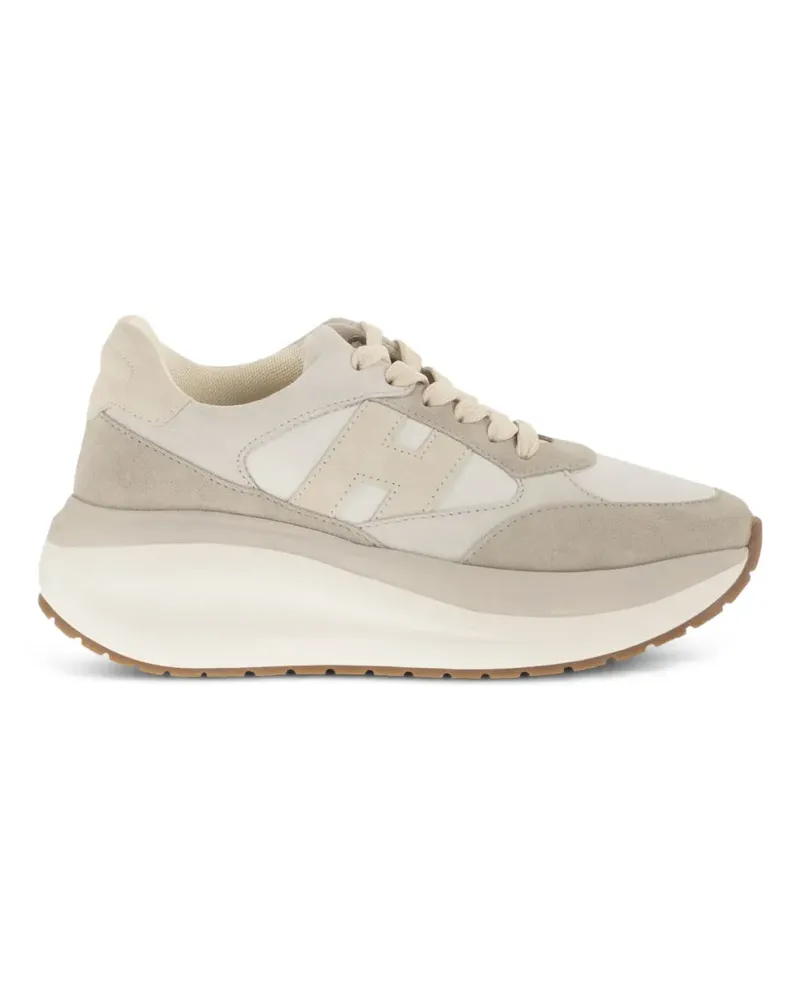 Hogan logo sneakers - Nude Nude