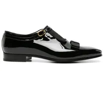 Loafer mit Lackoptik - Schwarz