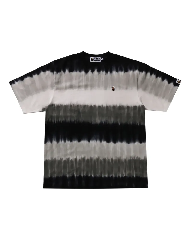 BAPE T-Shirt mit Batikmuster - Schwarz Schwarz