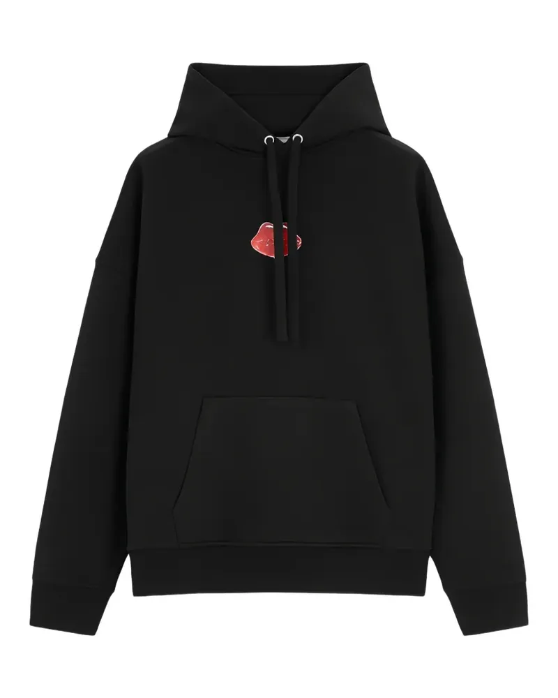 Fiorucci Hoodie mit Lolli-Print - Schwarz Schwarz