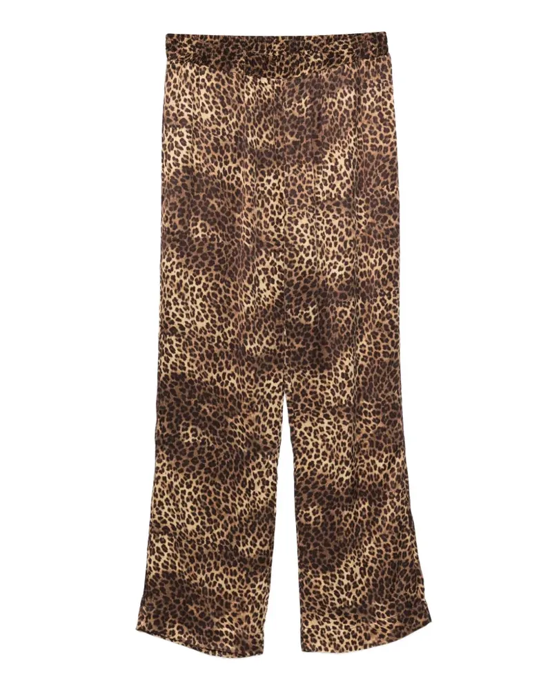Ernest W. Baker animal-print trousers - Braun Braun