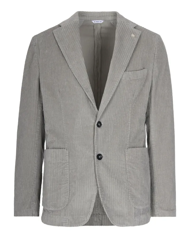 Manuel Ritz corduroy cotton blazer - Grau Grau