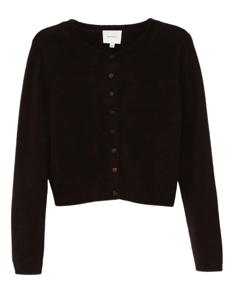 Reformation Clara Cardigan - Braun Braun