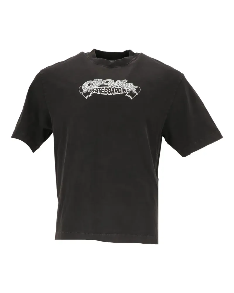 OFF-WHITE graphic-print T-shirt - Schwarz Schwarz