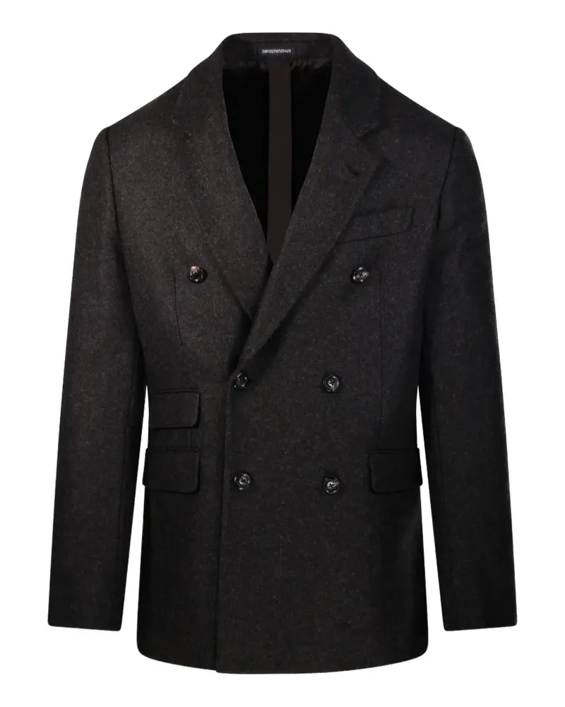 Emporio Armani double-breasted jacket - Grau Grau