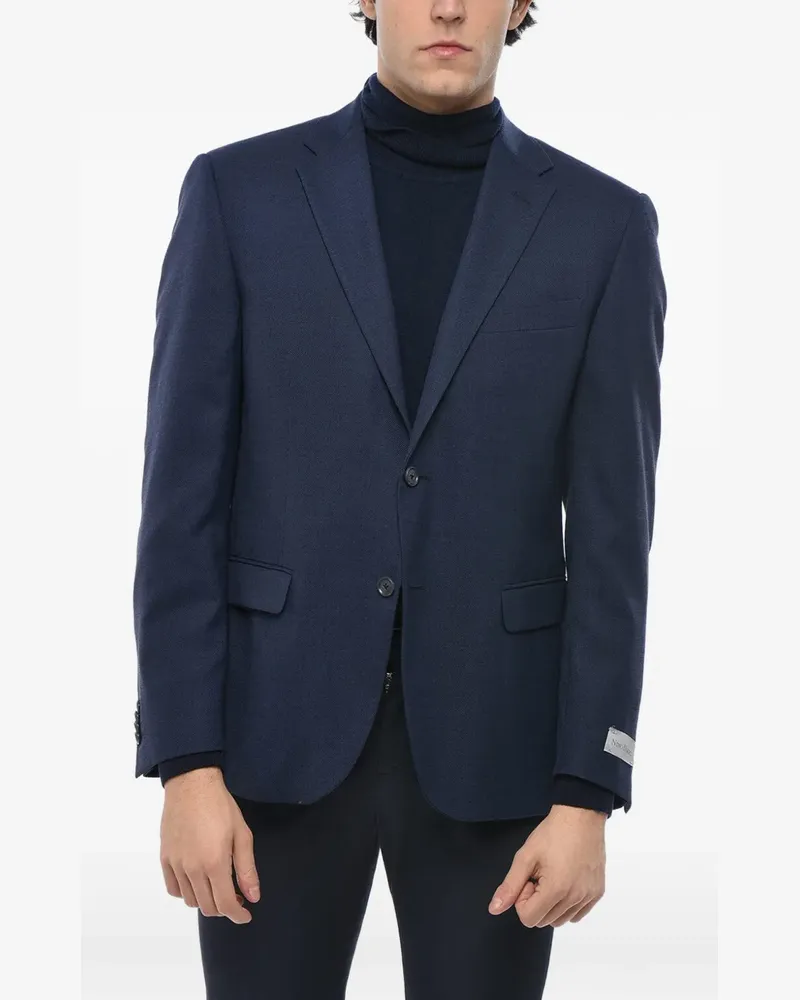 Corneliani single-breasted blazer - Blau Blau