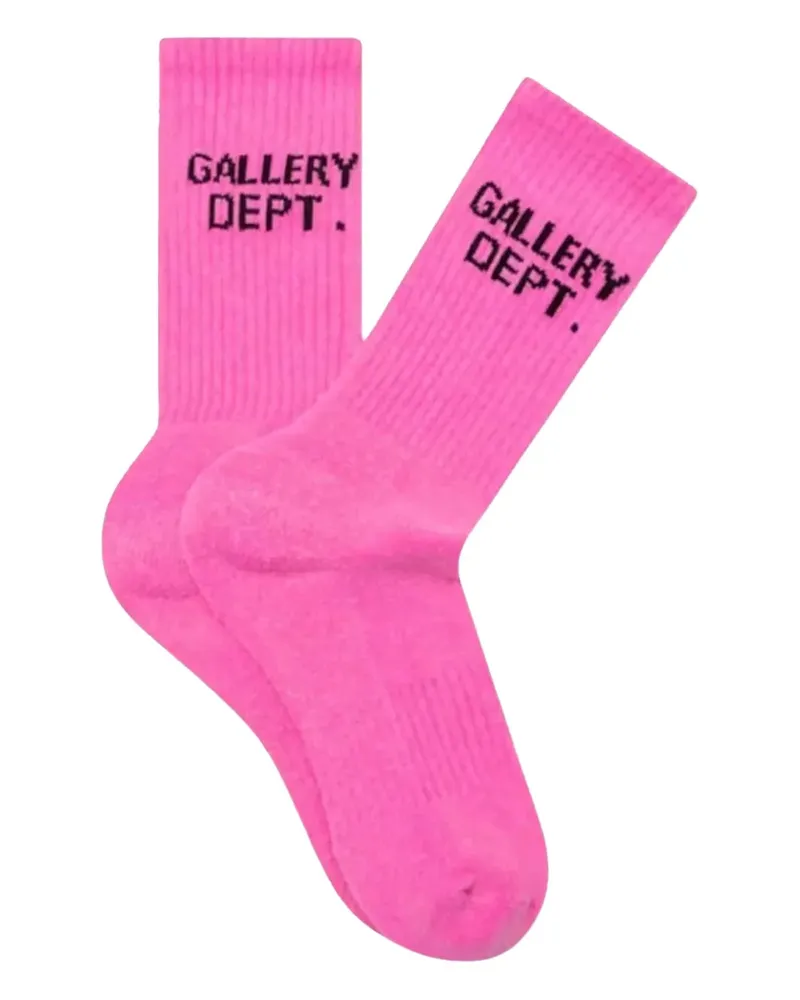 GALLERY DEPT. Socken mit Logo-Stickerei - Rosa Rosa