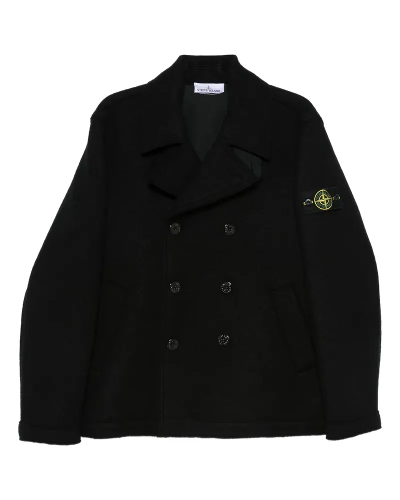 Stone Island Klassische Cabanjacke - Schwarz Schwarz