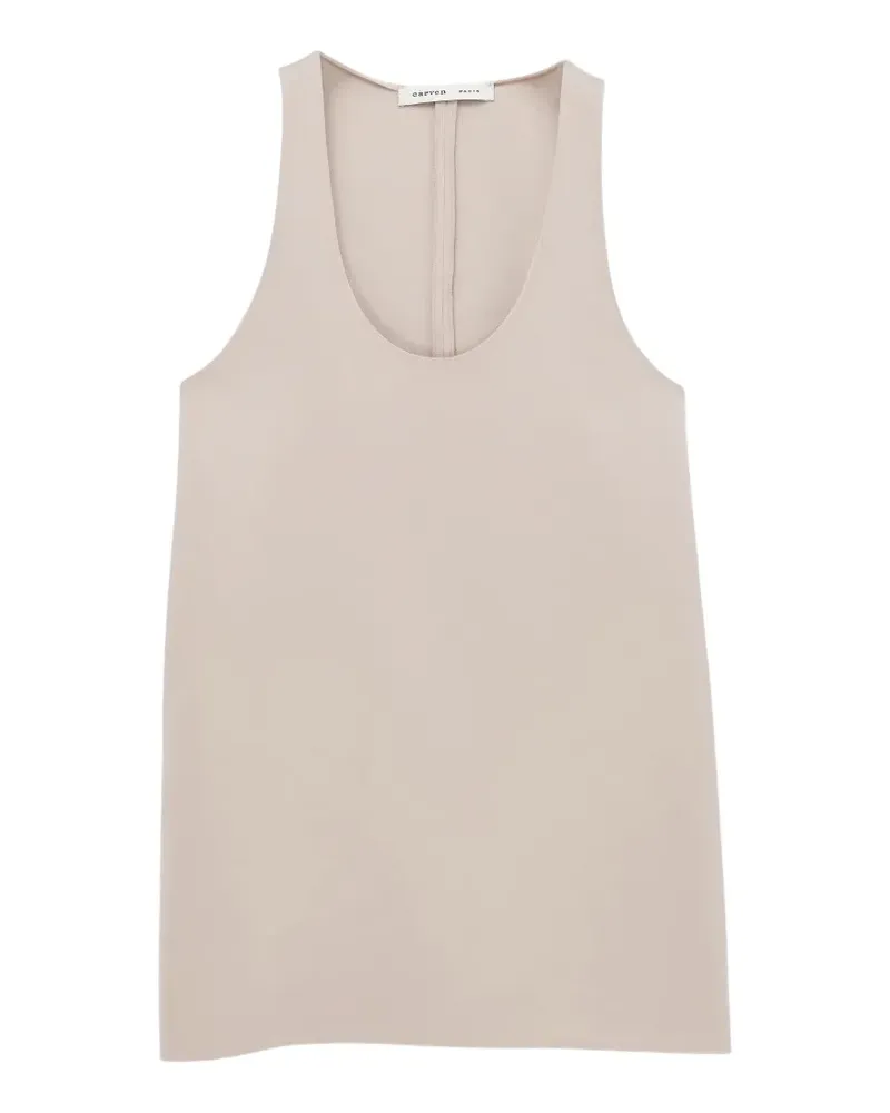 Carven Trägershirt mit U-Ausschnitt - Nude Nude