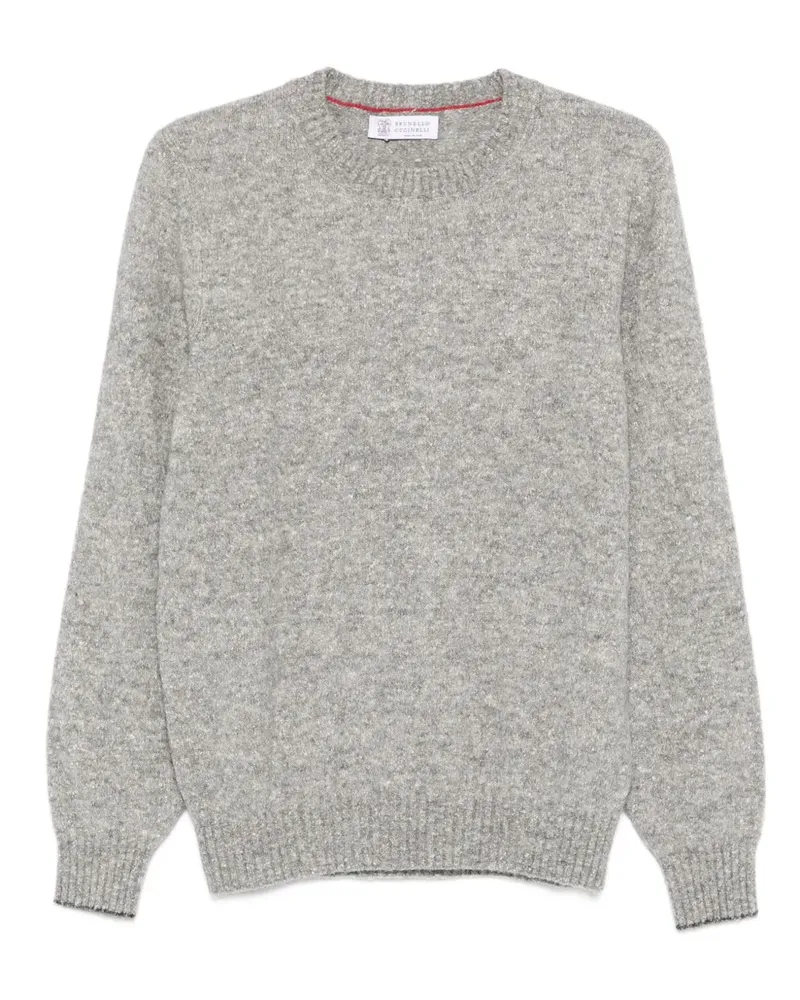 Brunello Cucinelli Pullover mit rundem Ausschnitt - Grau Grau