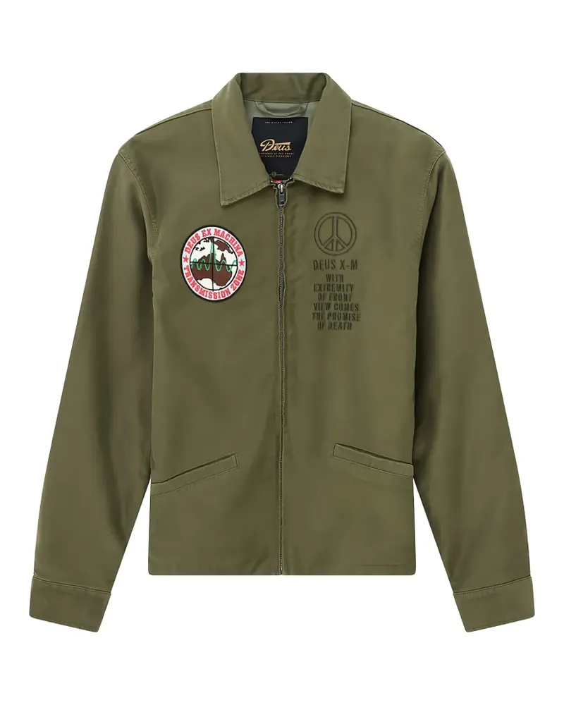 Deus Ex Machina Fugazi Souvenir zip-up jacket - Grün Grün