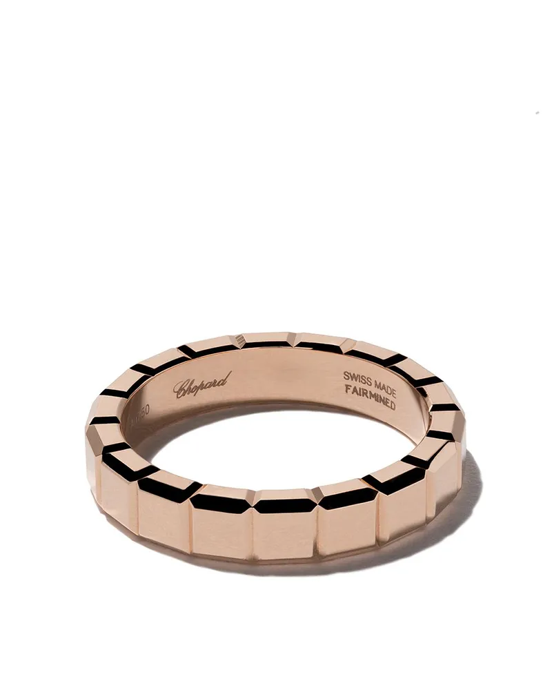 Chopard 18kt 'Ice Cube' Rotgoldring - Rosa Rosa