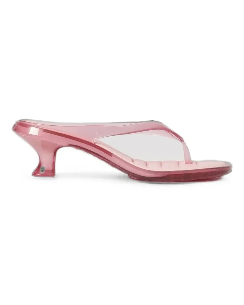 Melissa flip flop kitten heel sandals - Rosa Rosa