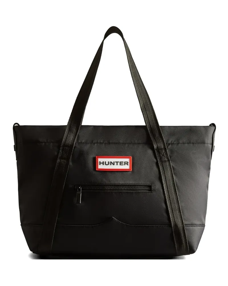 Hunter Mittelgroße Topclip Tote Bag - Schwarz Schwarz
