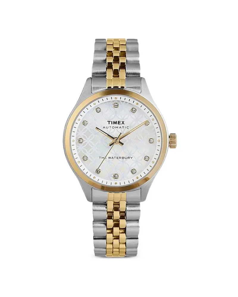Timex Waterbury 35mm - Weiß Weiß